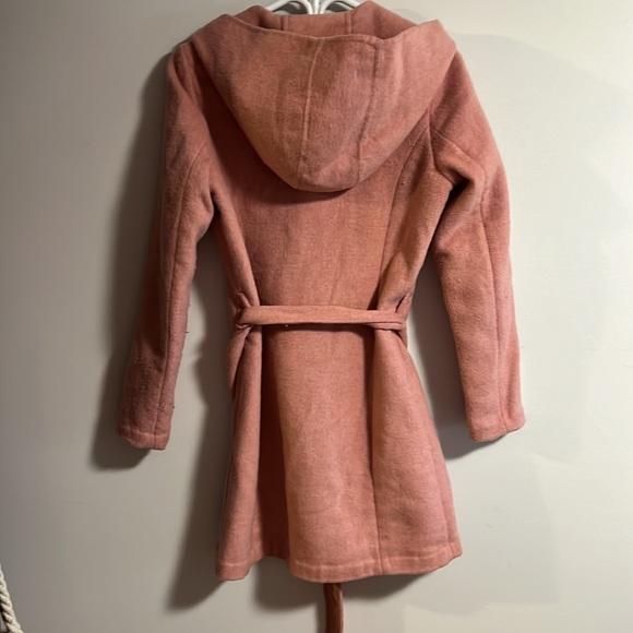 Dynamite | Pink Wool Blend Long Coat - Picture 4 of 4